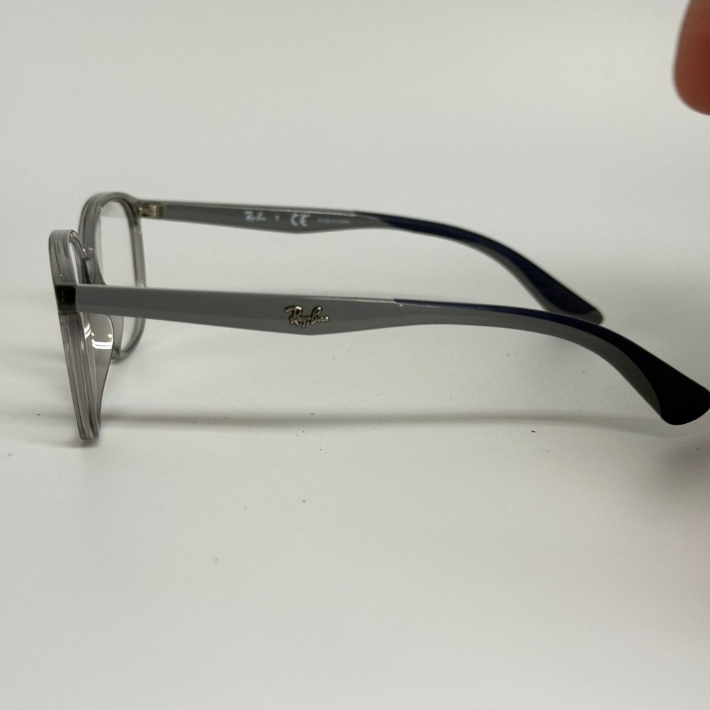 Ray-Ban RB 1598 3830 Transparent Grey Eyeglass Frames 49-16-130 Round Oval - Picture 2 of 7